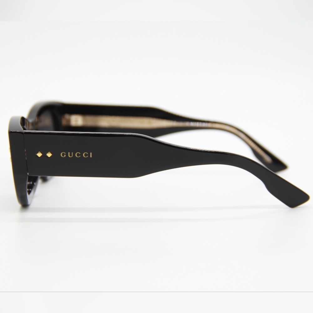 NEW GUCCI SUNGLASSES GG1215S 002 BLACK UNISEX EYEWEAR GUCCI - Picture 9 of 16
